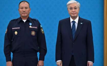 Президент бір топ құтқарушыны мемлекеттік наградалармен марапаттады    