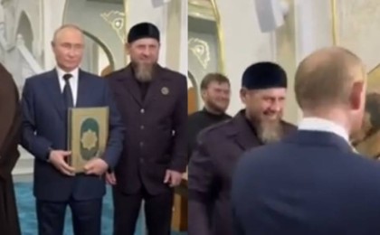 Путин қасиетті Құран кітабын сүйді