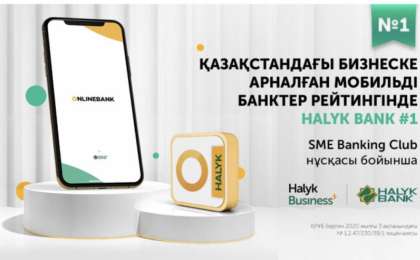 Halyk Bank – Қазақстандағы бизнеске арналған мобильді банктер рейтингінің үздігі
