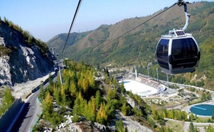 Медеуде өрт шықты