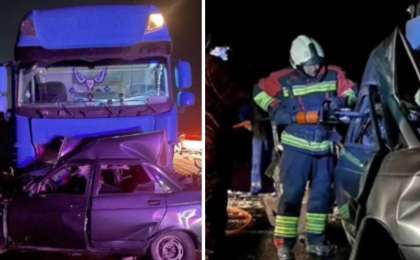 Павлодар облысында ірі жол апаты болып, 2 адам қаза тапты (видео)