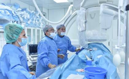 Шымкенттік дәрігерлер бауыр ісігіне жаңа әдіспен ота жасады