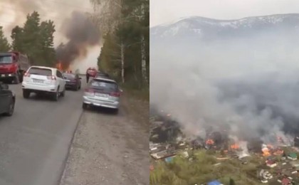 ШҚО-да алапат өрт: 14 үй отқа оранып, 1 кісінің мәйті табылды (видео)