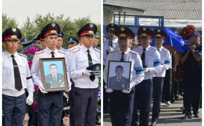 Жол апатынан қаза тапқан полицейлер "Айбын" орденімен марапатталады