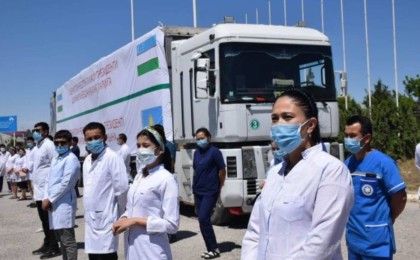 Өзбекстан Түркістанға гуманитарлық көмек жіберді