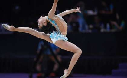 艺术体操亚锦赛：哈萨克斯坦选手摘得铜牌