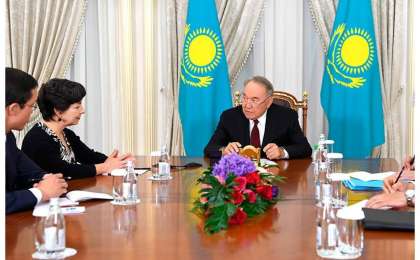 首任总统会见国际原子能机构副总干事