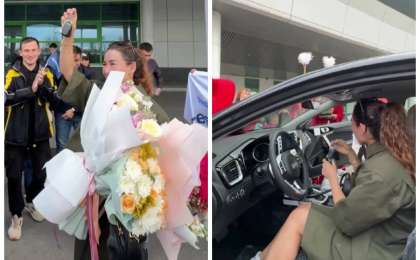 Қазақстандық дзюдошы Әбиба Әбужақынова көлік тарту етілді (видео)