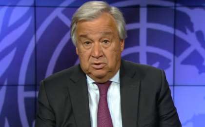 联合国秘书长就“纳扎尔巴耶夫奖项”发表视频讲话