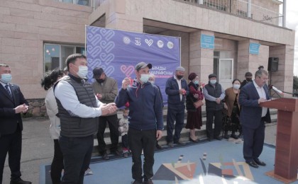 Балқашта 50 адамға үйдің кілті табысталды