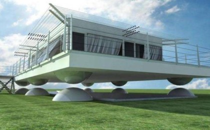 Жапонияда жер қозғалғанда өздігінен көтеріліп кететін үйлер салынып жатыр