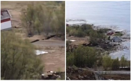 Жер көшкінінен бүкіл ауыл теңізге батып кетті - Қазақстан жаңалықтары