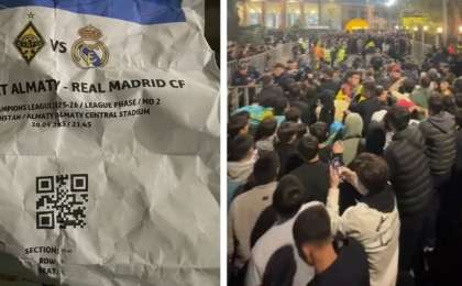 Жанкүйерлер "Қайрат" – "Реал" матчына билет сатып алып, ойынға кіре алмағанын айтып шағымданды