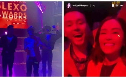 Санитар дәрігерлер Әли Оқапов мен Диас Абылай қатысқан тойды тексеріп жатыр