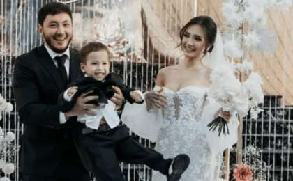 "Біз де қарапайым адамбыз": Айжан Байзақова халыққа алғаш рет күйеуін көрсетті (фото)