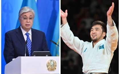 Тоқаев Париж Олимпиадасының чемпионы Елдос Сметовті жеңісімен құттықтады