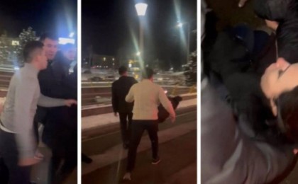 Дәулет Тұрлыхановтың ұлының адвокаттың әйелін ұрып құлатқан бейнежазбасы жарияланды