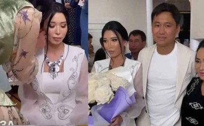 Гүлзира Айдарбекова болашақ келініне сырға салды