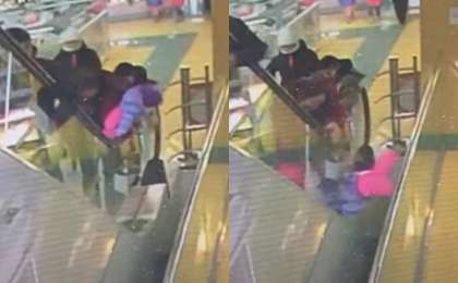 Оралда ана 9 айлық қызын эскалатордан құлатып алды