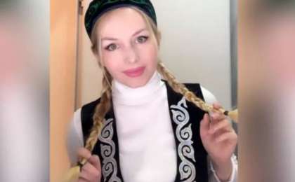 Біз шын жүректен қазақ ұлтын сүйеміз: Орыс қызы жаңа флешмоб бастады