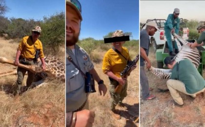 Африкада аң аулап жүрген қазақтардың видеосы пайда болды