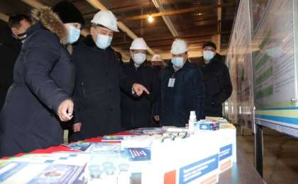 Ералы Тоғжанов коронавирусқа қарсы вакцина шығаруды жоспарлап отырған зауыттың құрылысымен танысты