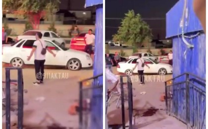 Маңғыстау облысында ер адам әйелін бауыздап, полицейлерге пышақ лақтырған (видео)