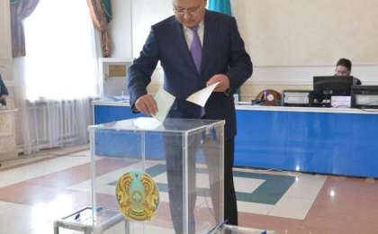 Бейбит Исабаев проголосовал на выборах