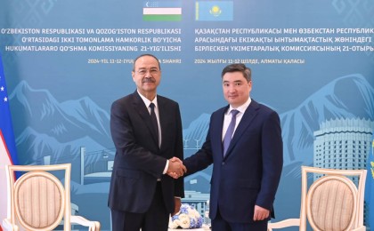 Олжас Бектенов пен Абдулла Арипов сауда-экономикалық ынтымақтастықты нығайту жөніндегі жұмыс қарқынын талқылады