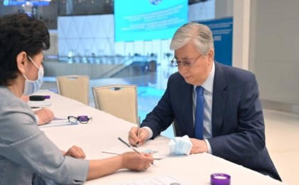 Президент сайлауда дауыс берді