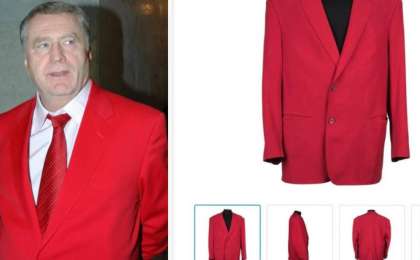 Жириновскийдің қызыл күртешесі сатылымға шығарылды