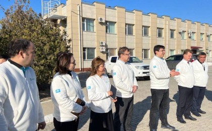 Кандидаттар «Ақтау теңіз сауда порты» ҰҚ» АҚ ұжымымен кездесті