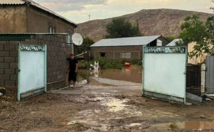 Жамбыл облысында нөсерден кейін жиырма бір үйді су басты