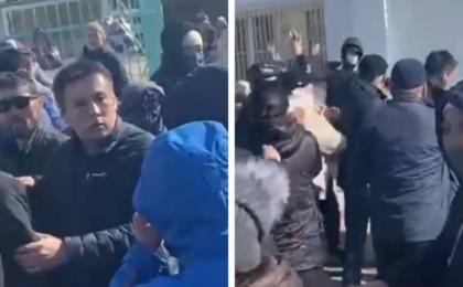 Жаңаөзен жұрты Жанболат Мамайды таспен ұрды (ВИДЕО)