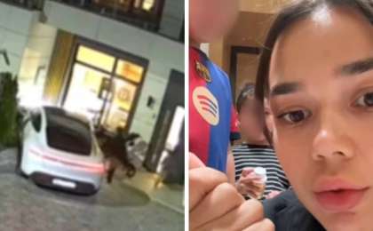 Блогерлер Арман Юсупов пен Карина Оксукпаеваның ұлдары көлік жүргізіп, жол апатына түсе жаздады 