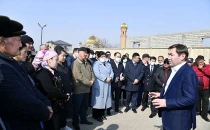 Мұрат Әйтенов тұрғындармен кездесті