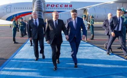 Путин Шанхай ынтымақтастық ұйымының саммитіне қатысу үшін Астанаға келді