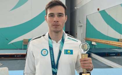 Қазақстандық гимнаст Нариман Құрбанов әлем кубогы кезеңінде алтын медаль жеңіп алды