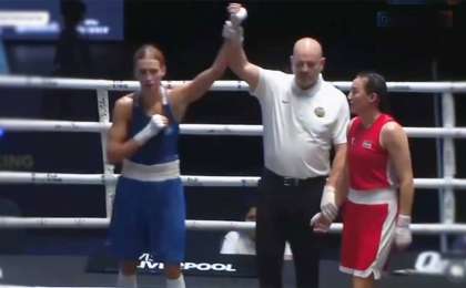 Виктория Графеева Өзбекстан боксшысын жеңіп, кем дегенде қола медальге қол жеткізді (видео)