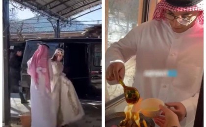 Қазақ қызына үйленген араб жігіті жұбайына Шымкенттен үш бөлмелі пәтер сыйлады