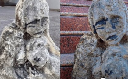 «Құшағына баласын басқан ана». Кеген ауданында ерекше тас табылды