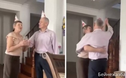 Орыс ұлтының ата-енесі қазақ келініне ерекше сыйлық жасап, елді сүйсінтті