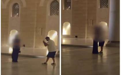 Ыстамбұлда мешіт ауласында сүйіскен ресейлік туристерге іс қозғалды