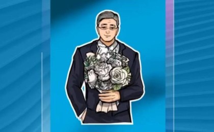 Президент бейнесіндегі стикерлер көпшілікке ұсынылды (видео)