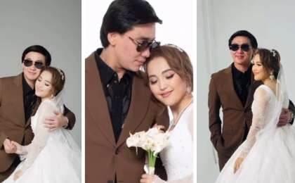 "Енді теңін тапты": Қайрат Нұртастың анасы қалыңдықпен түскен суреттерінен кейін ұлын жақтады