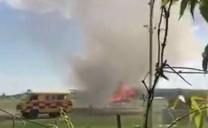 ШҚО-да ұшақ өртеніп кетті