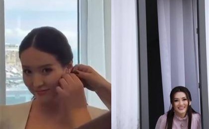 "Қабаттасып күйеуге шығып жатырмыз": Еркемен қатар құрбысы Гүлназ Жолановаға да сырға салынды