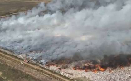 Ақтөбе облысында 550 гектар жер алапат өртке оранды