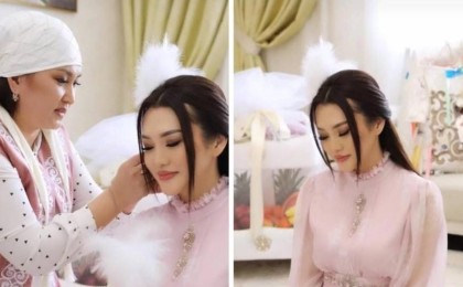 "Сырғалым" атандым. Ерке Есмаханға сырға салды