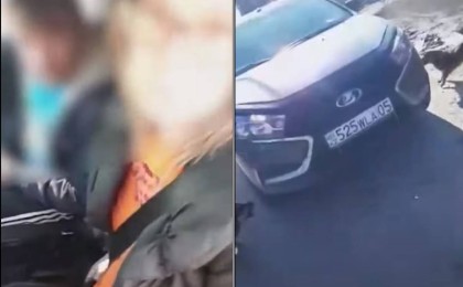 "Жанында жас бала бар": Желіде көлікті мас күйде жүргізген әйелдің ВИДЕОсы тарап кетті